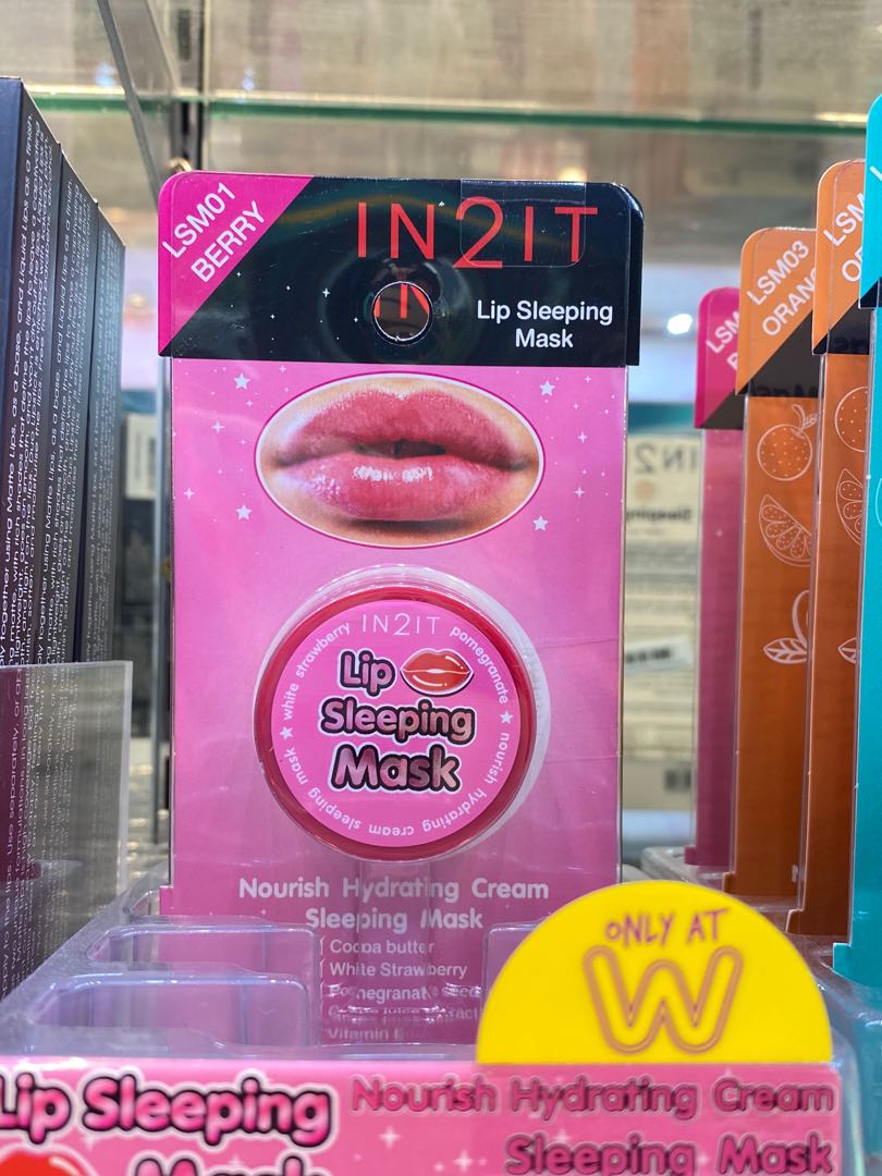 IN2IT Lip Sleeping Mask, Beauty & Personal Care, Face, Makeup on