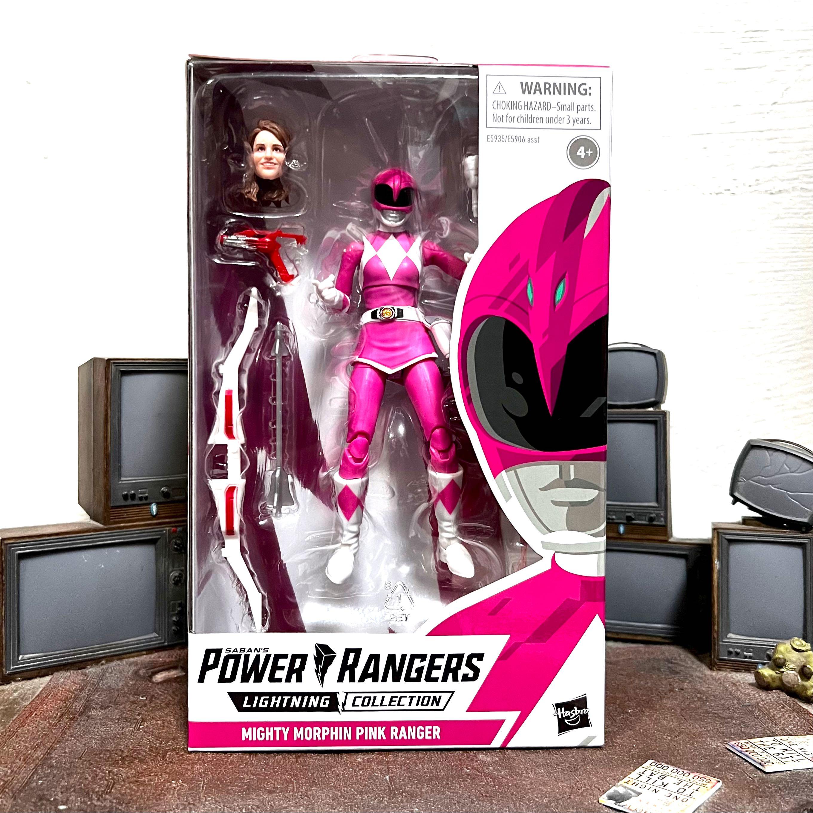 In hand] Hasbro Lightning Collection Mighty Morphin MMPR Pink Power Ranger,  Hobbies & Toys, Toys & Games on Carousell