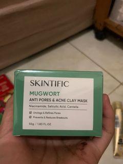 (Include ongkir) skintific mugwort acne clay mask