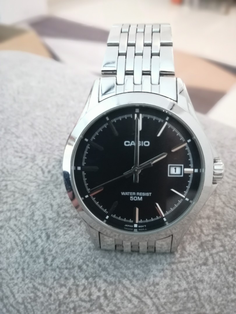 JAM TANGAN CASIO Mtp 1380 Water resistant 50m Men s Fashion