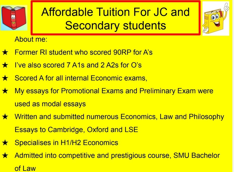 JC/Secondary School Tuition, Learning & Enrichment, Enrichment