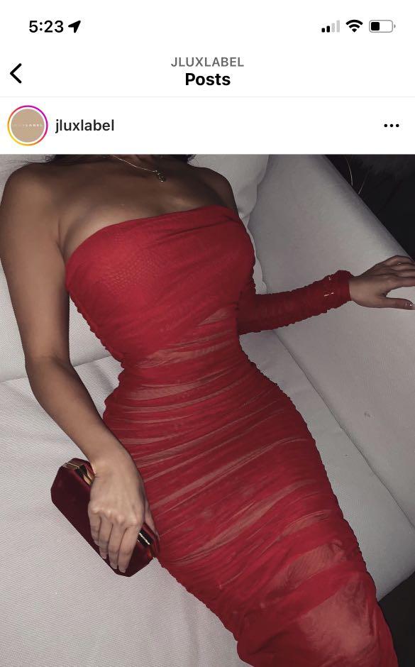 Jluxlabel midi one shoulder sexy dress zara, Women's Fashion ...
