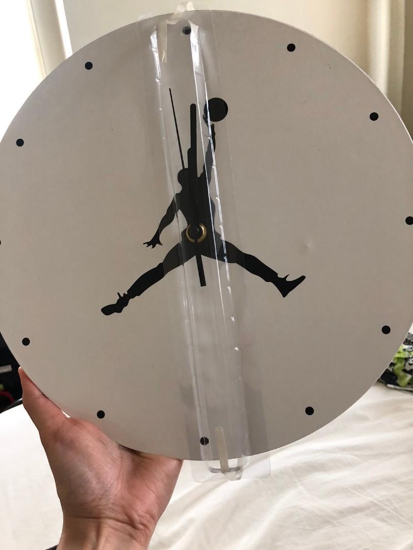 Jordan Wall Clock, Furniture & Home Living, Home Decor, Clocks on Carousell