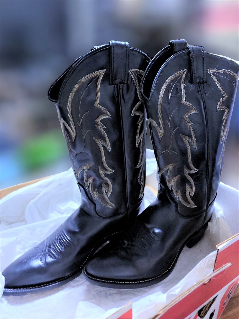Black justin boots hot sale