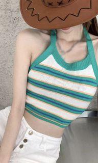 Knitted Halter Top