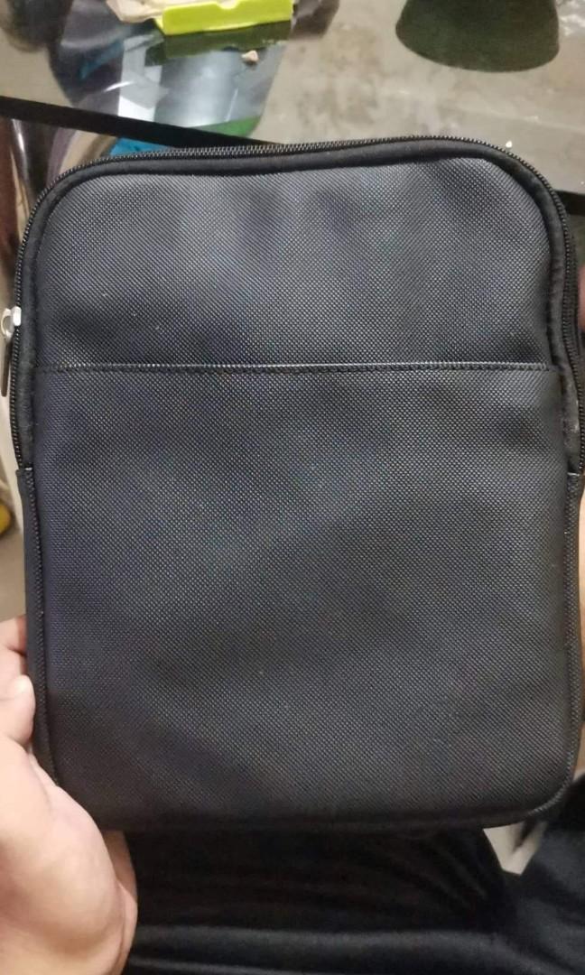 Lacoste tote/sling/backpack (Category: Luxury Bags & Wallets) located in Quezon City. Submitted by halukayube (Listing ID 1161962713, Image 2). Description: Lacoste tote bag Original Condition: 9/10 NO issue Needs cleaning only Lacoste backpack Original Condition: 7/10 Signs of usage Lacoste sling bag Condition: 9/10 No major issue.
