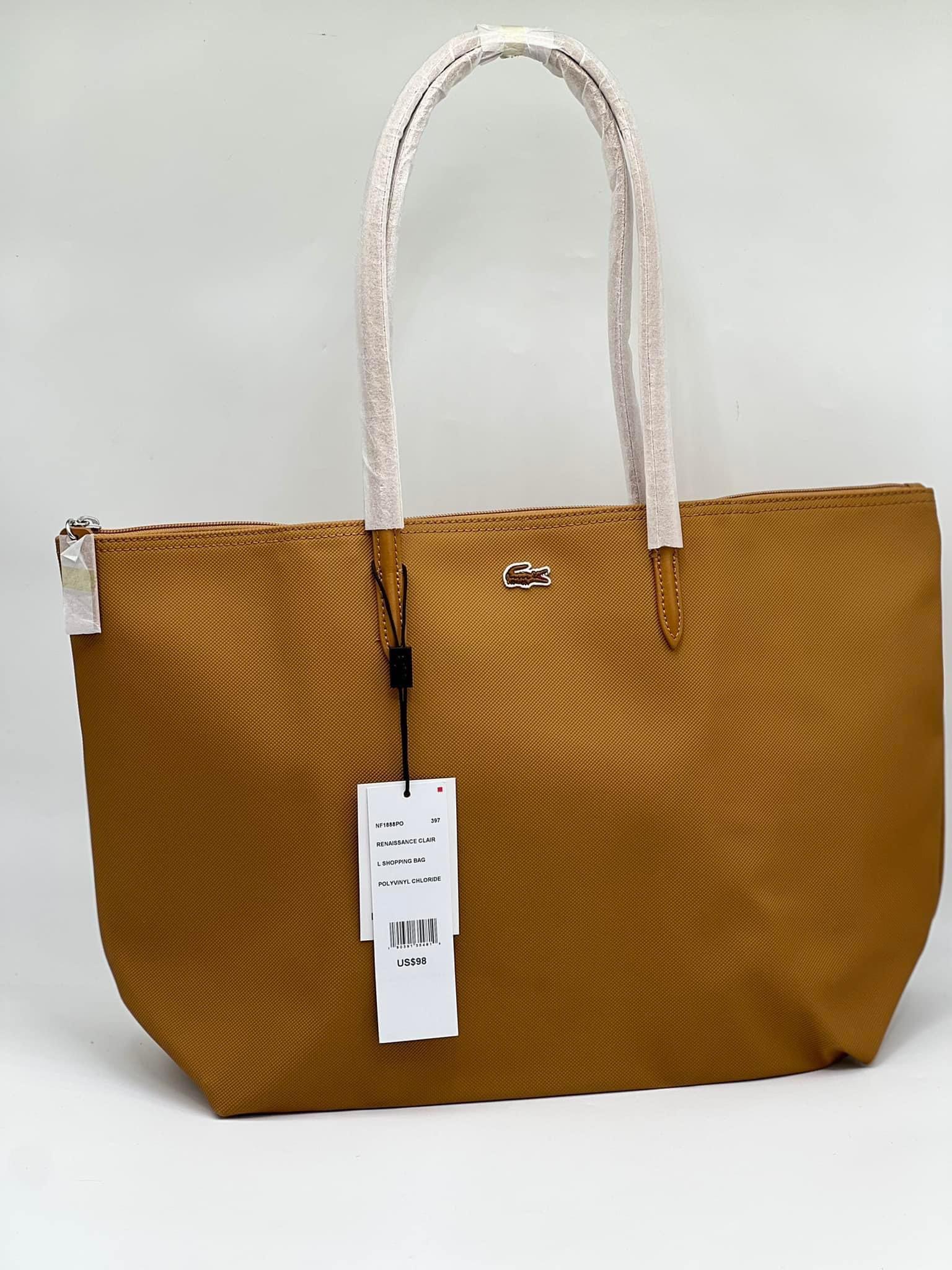Lacoste l on sale shopping bag