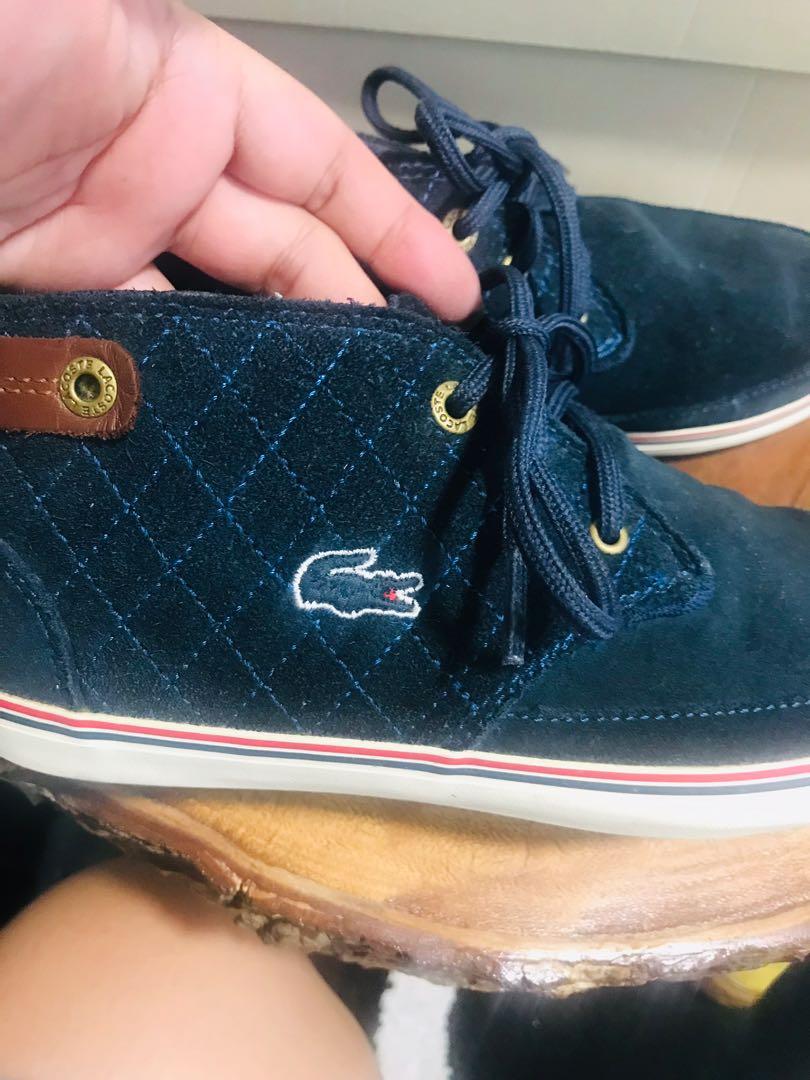 Lacoste outlet suede boots