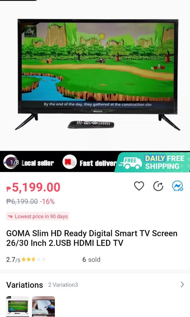 led tv brand new (Category: TV) located in Muntinlupa City. Submitted by olxph_822360203 (Listing ID 1174202837, Image 1). Description: brand new led tv 32 led tv 32 smart tv 4,099peso led tv 32 basic. 3,499peso fix price.