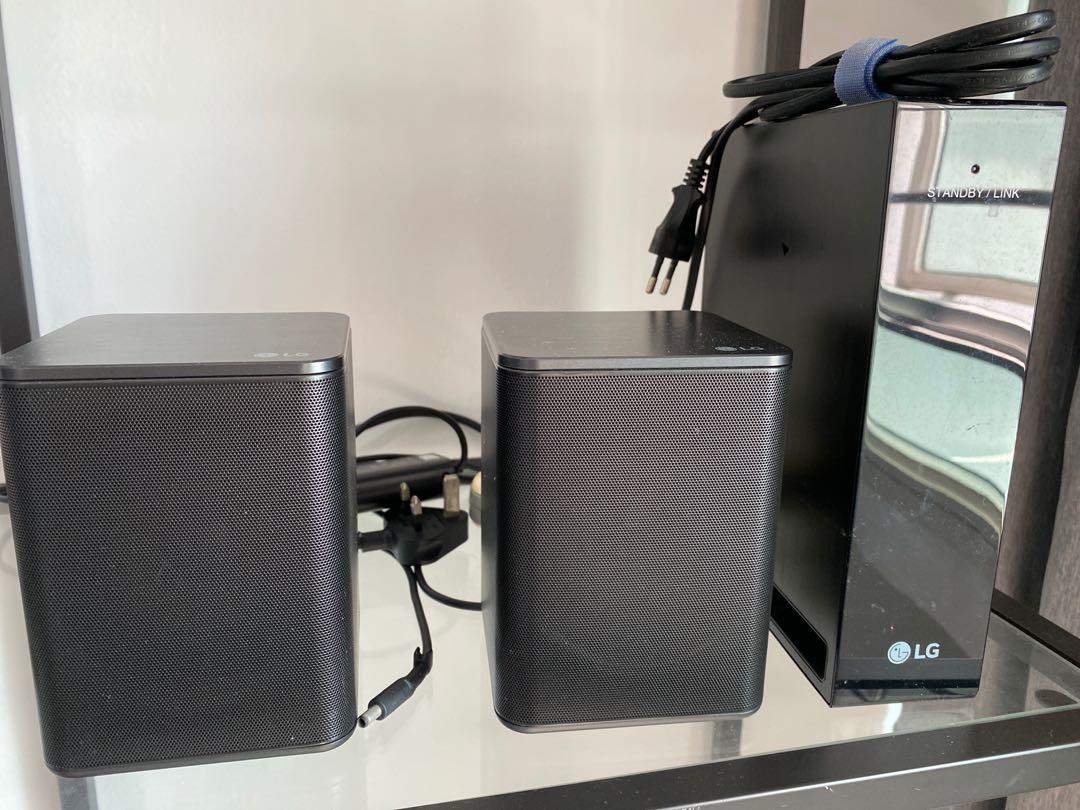 LG SPK8S 2.0 Channel Sound Bar Wireless Rear Speaker Kit, Audio