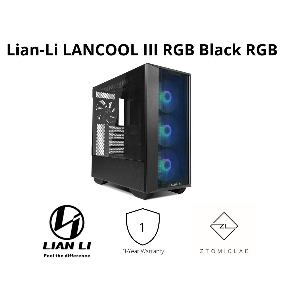 Lian Li LANCOOL III RGB Black, Computers & Tech, Parts & Accessories ...