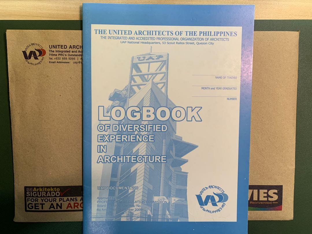 Logbook of Diversified Experience in Architecture UAP, Hobbies & Toys ...
