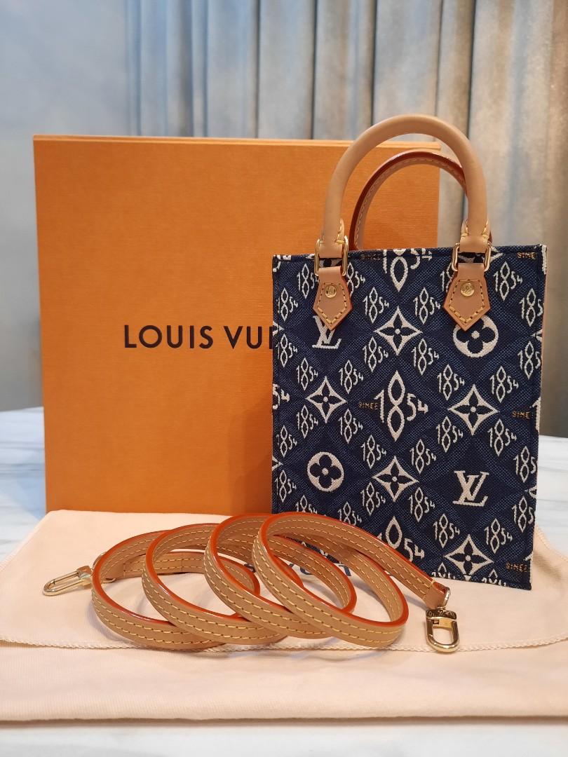 Louis Vuitton Petit Sac Plat in Blue