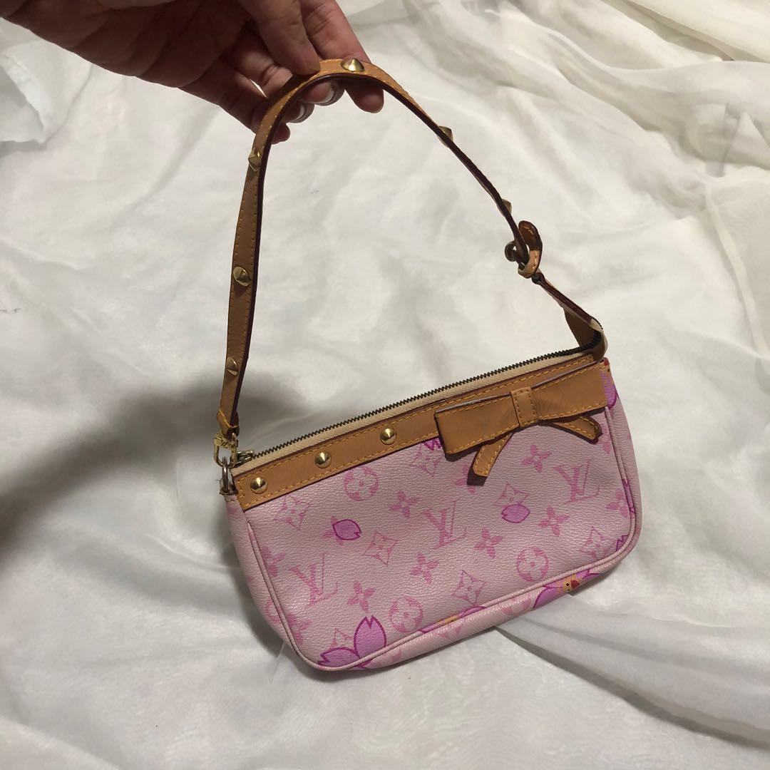 After 18 years, I finally got my ultimate holy grail bag! The Murakami pink cherry  blossom pochette 🌸🌸 : r/Louisvuitton