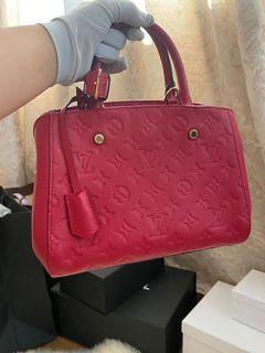 Rose Poudre Monogram Empreinte Leather Montaigne BB (Rented Out)