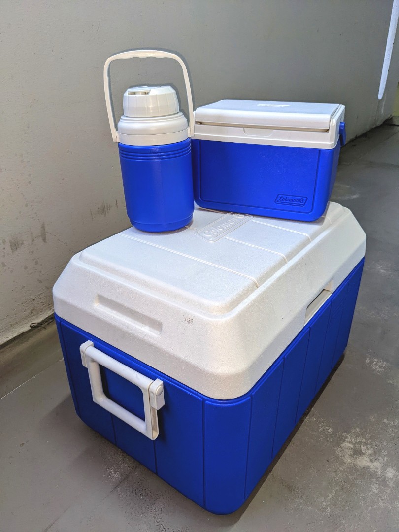 MADE IN USA Coleman Cooler set, Furniture & Home Living, Kitchenware