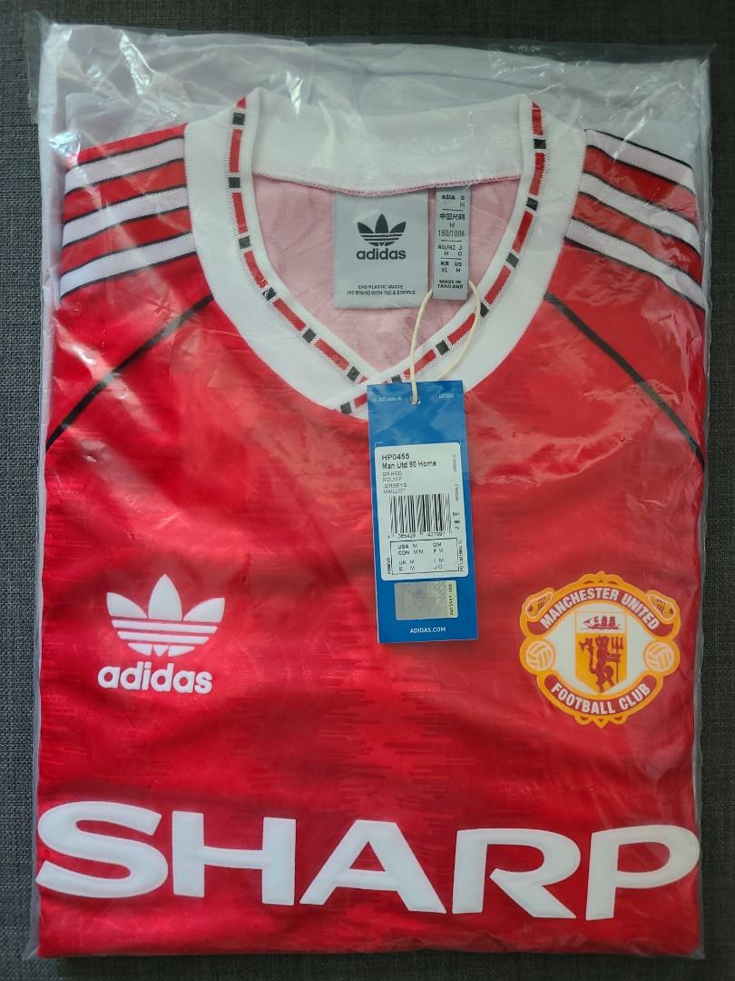 Manchester United 90 Home Jersey, 運動產品, 其他運動配件- Carousell