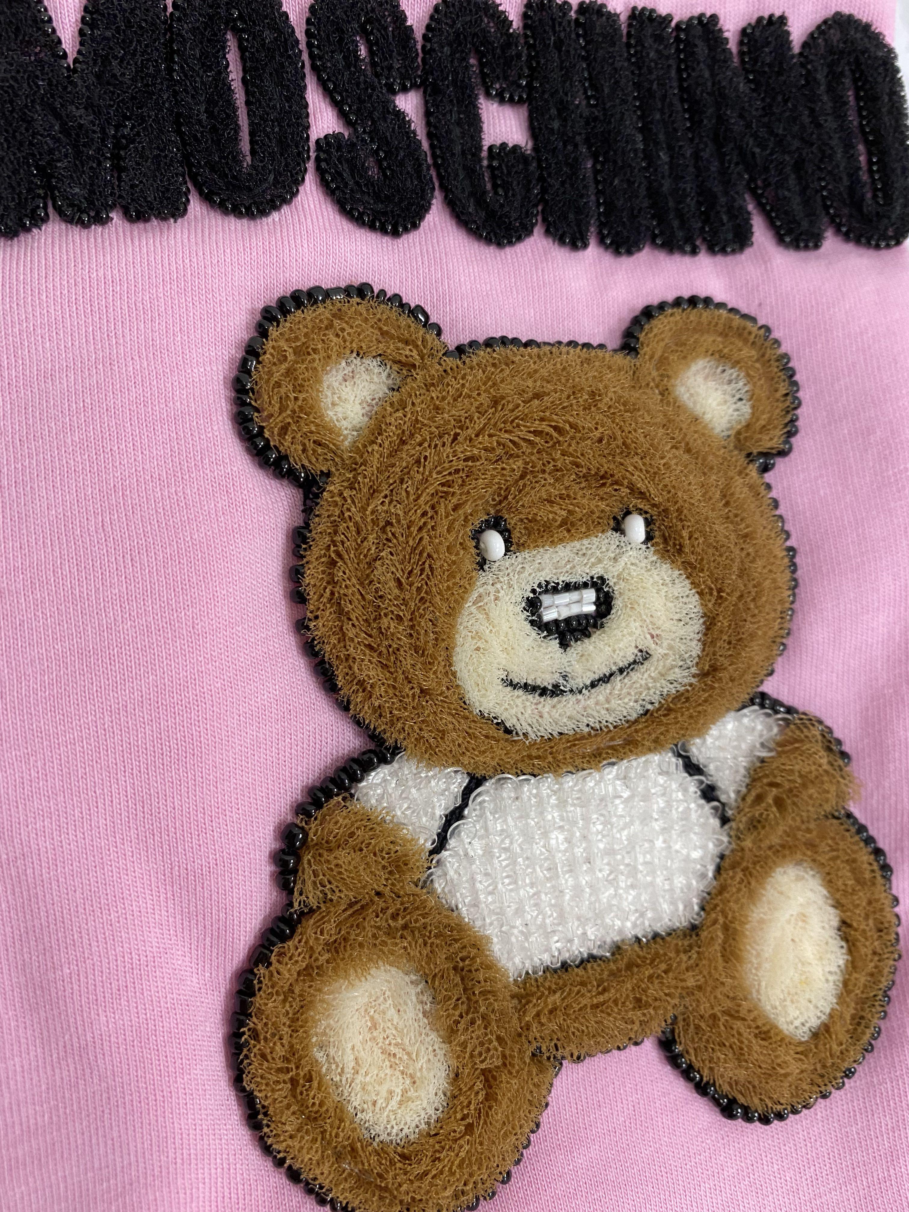 Moschino teddy bear t shirt dress online