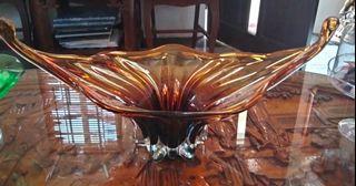 Murano center table glass bowl