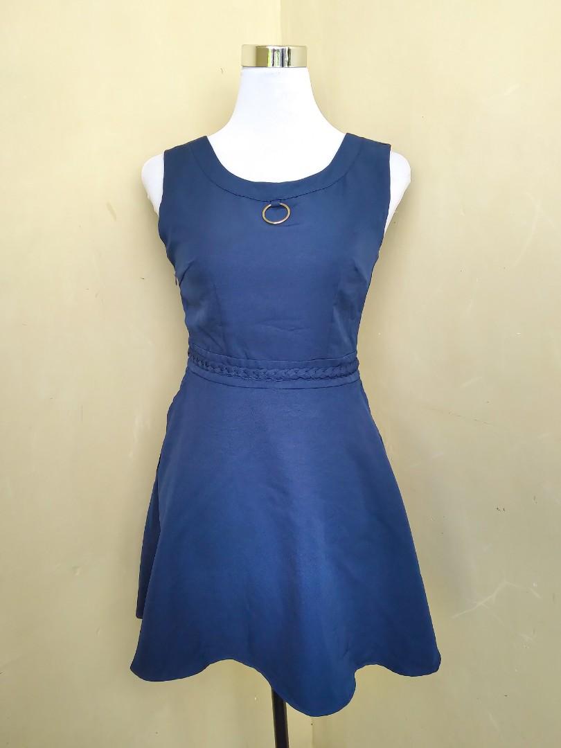 Navy Blue Dress Women #39 s Fashion Dresses Sets Dresses on Carousell