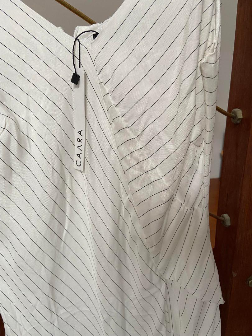 New with tags White asymmetrical midi dress S50 Women s