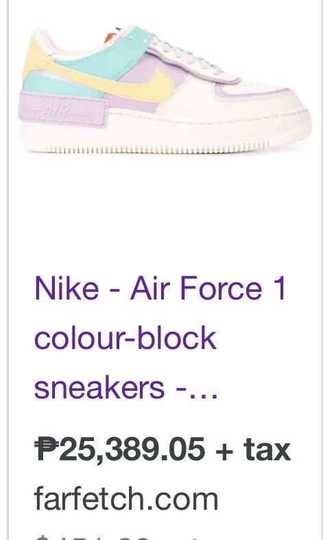 Nike Air Force 1 colour block size 7 women Women s Fashion
