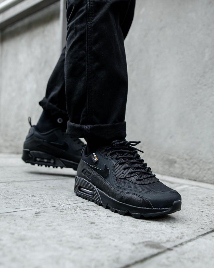 Nike Air Max 90 Surplus Triple Black Infrared Men s Fashion