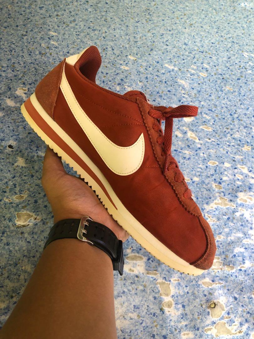 Nike Classic Cortez Nylon Firewood Orange