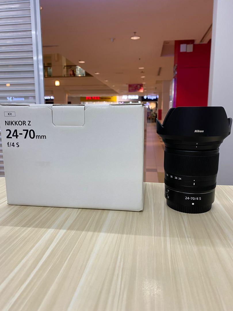 NIKON Z 24-70MM F4 S LENS (99.9% NEW), Photography, Lens & Kits on 