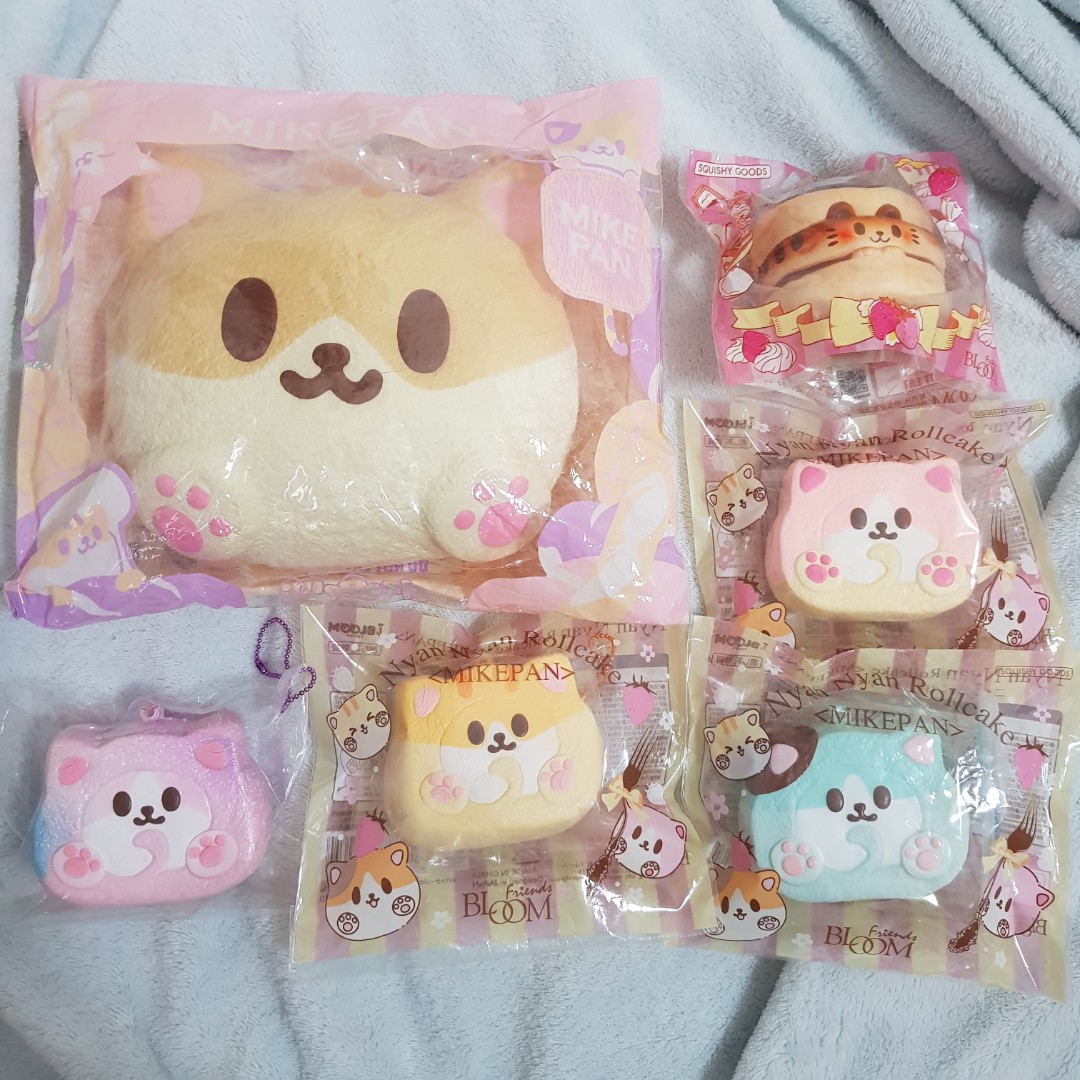 NYAN CAT IBLOOM SQUISHY SALE Swiss roll, pancake and more Rare Limited