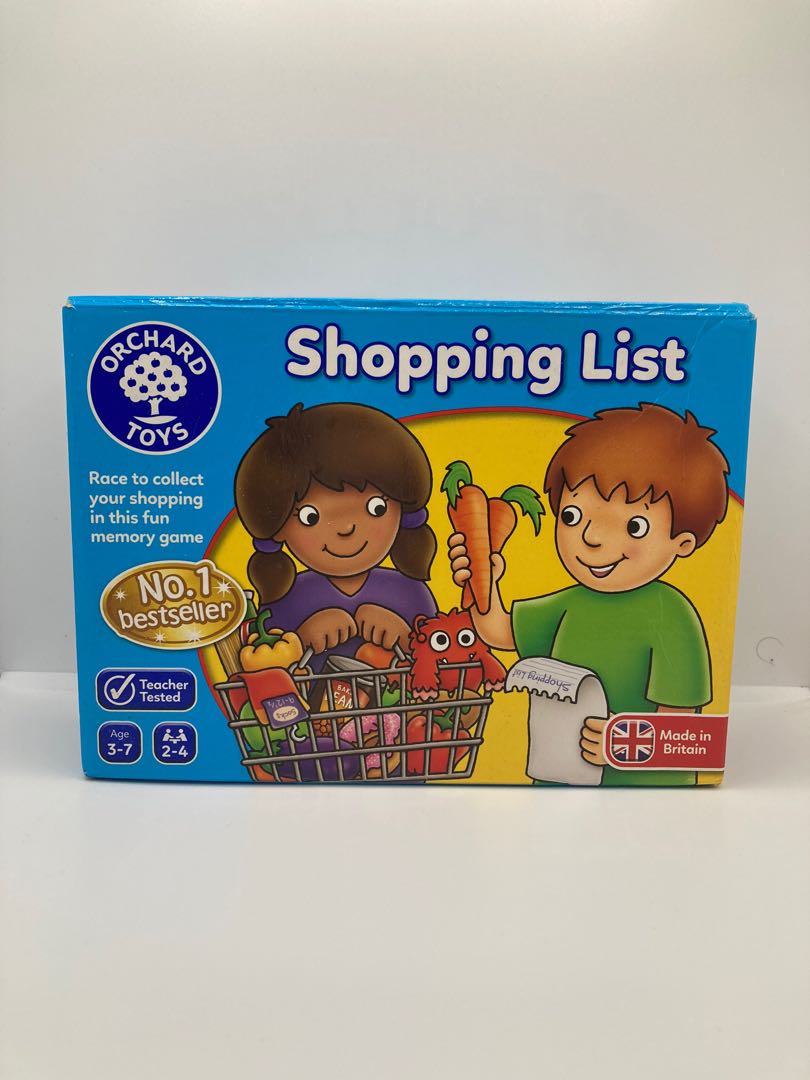 Orchard Toys Shopping List Activity for Kids Hobbies & Toys, Toys & Games on Carousell