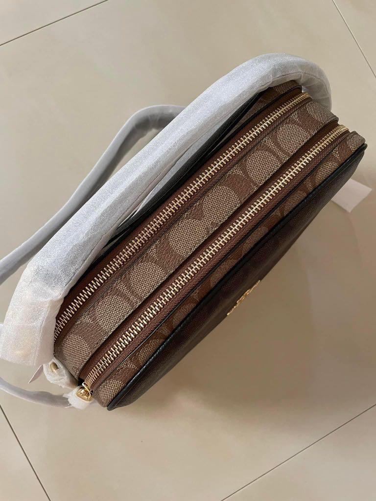 Original Coach Jes Tricolor Double zip crossbody Brand new, Women's