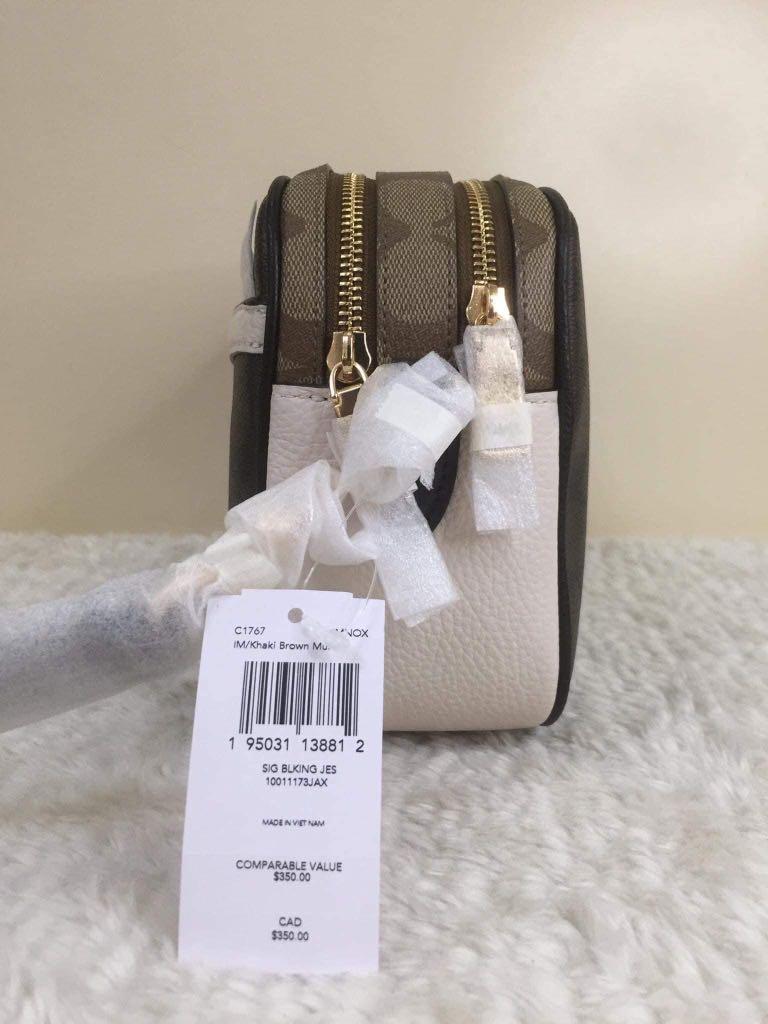 Original Coach Jes Tricolor Double zip crossbody Brand new, Women's