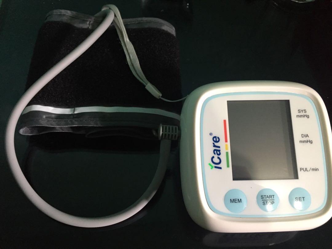 Original iCare Digital BP monitor, Health & Nutrition, Health Monitors & Weighing Scales on