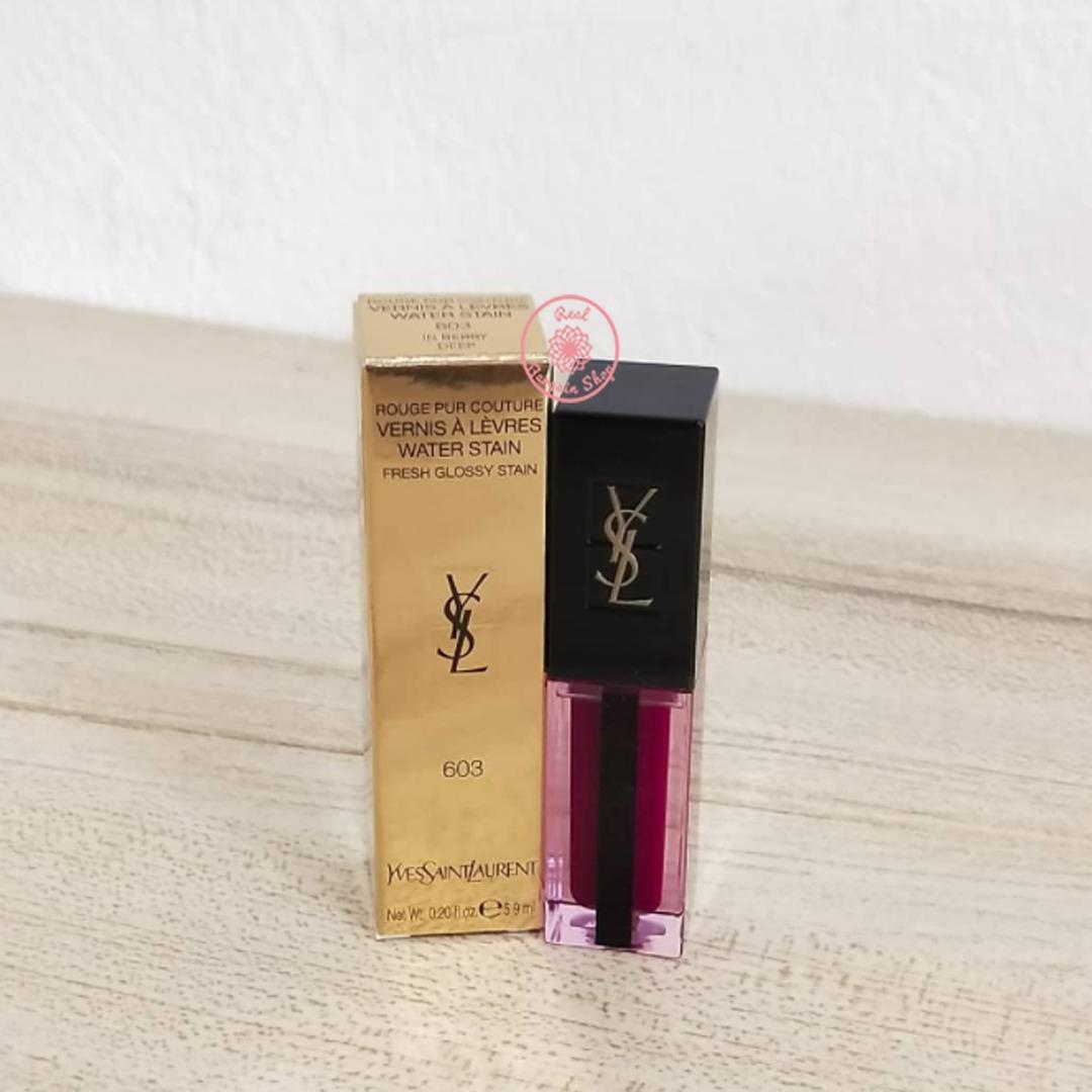 Original YSL Rouge Pur Couture Vernis A Levres Water Stain Lipstick 603 5.9ml