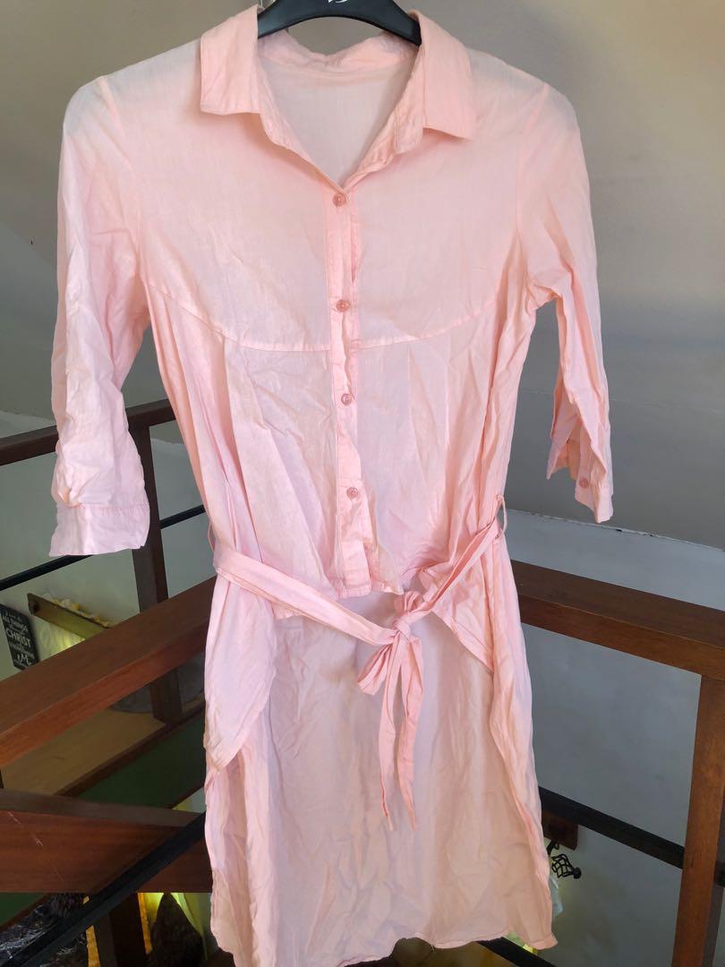 Peach Long Back blouse (Category: Blouses) located in Manila. Submitted by AMReg (Listing ID 1174126482, Image 1). Description: In very good condition, needs to be iron lng..