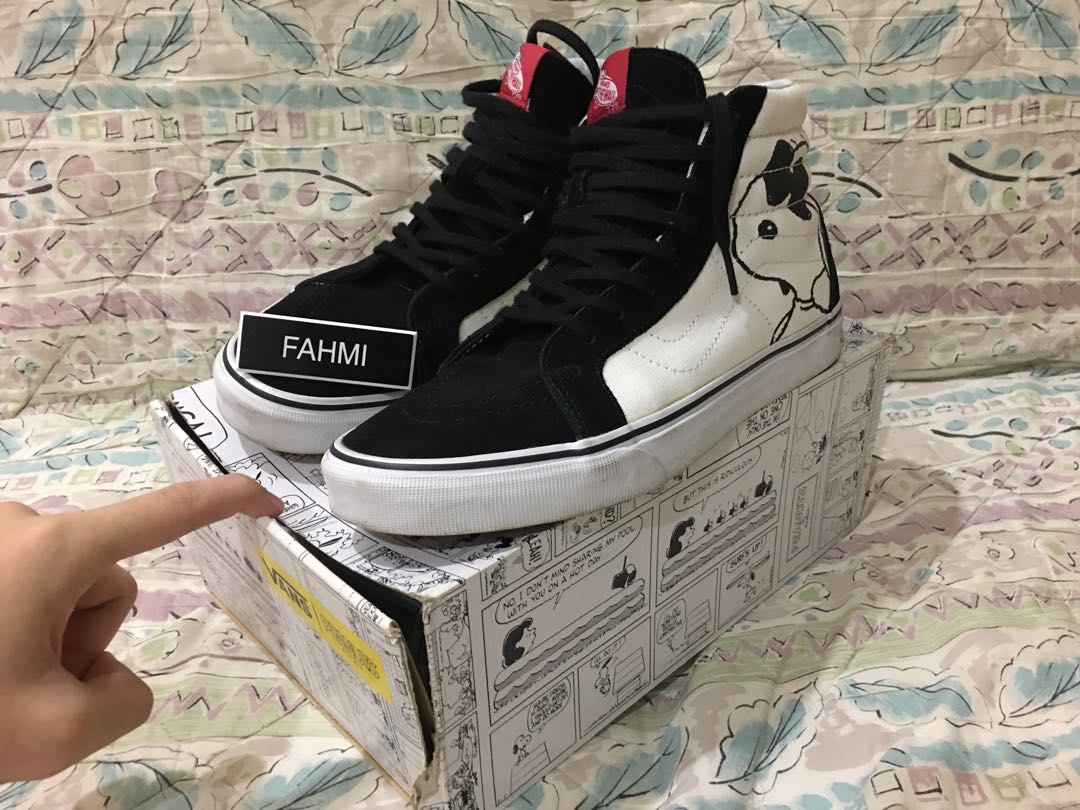 Peanuts vans hotsell high tops