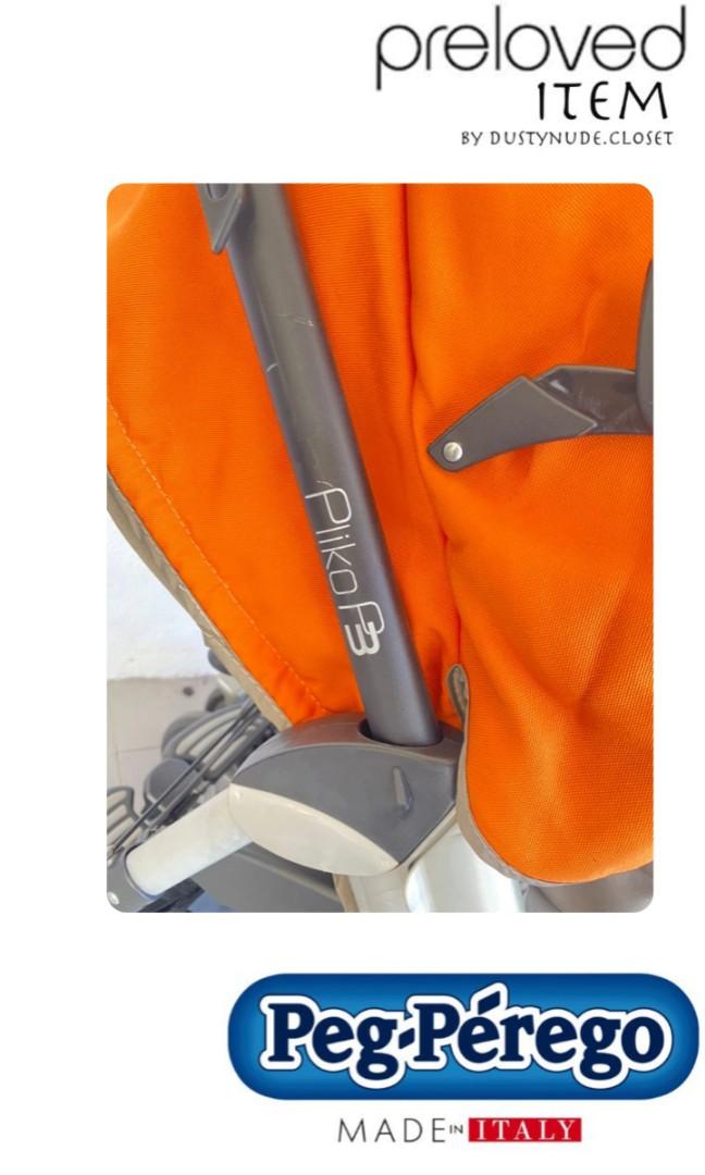 Orange stroller sale carseat combo