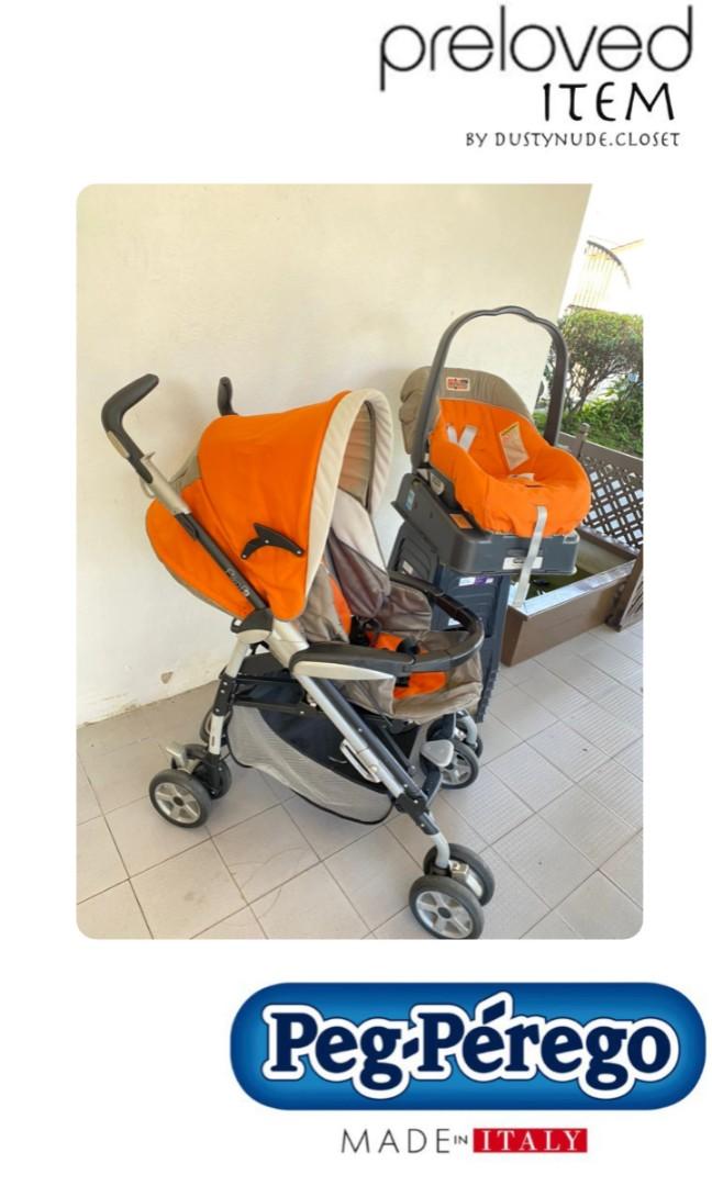 Peg perego car seat and 2025 stroller combo