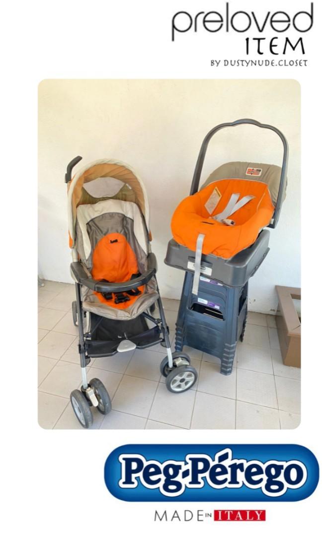 Peg perego car seat and shop stroller combo