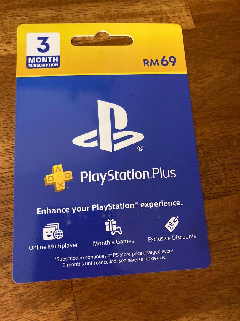 Ps4 plus 3 on sale months price
