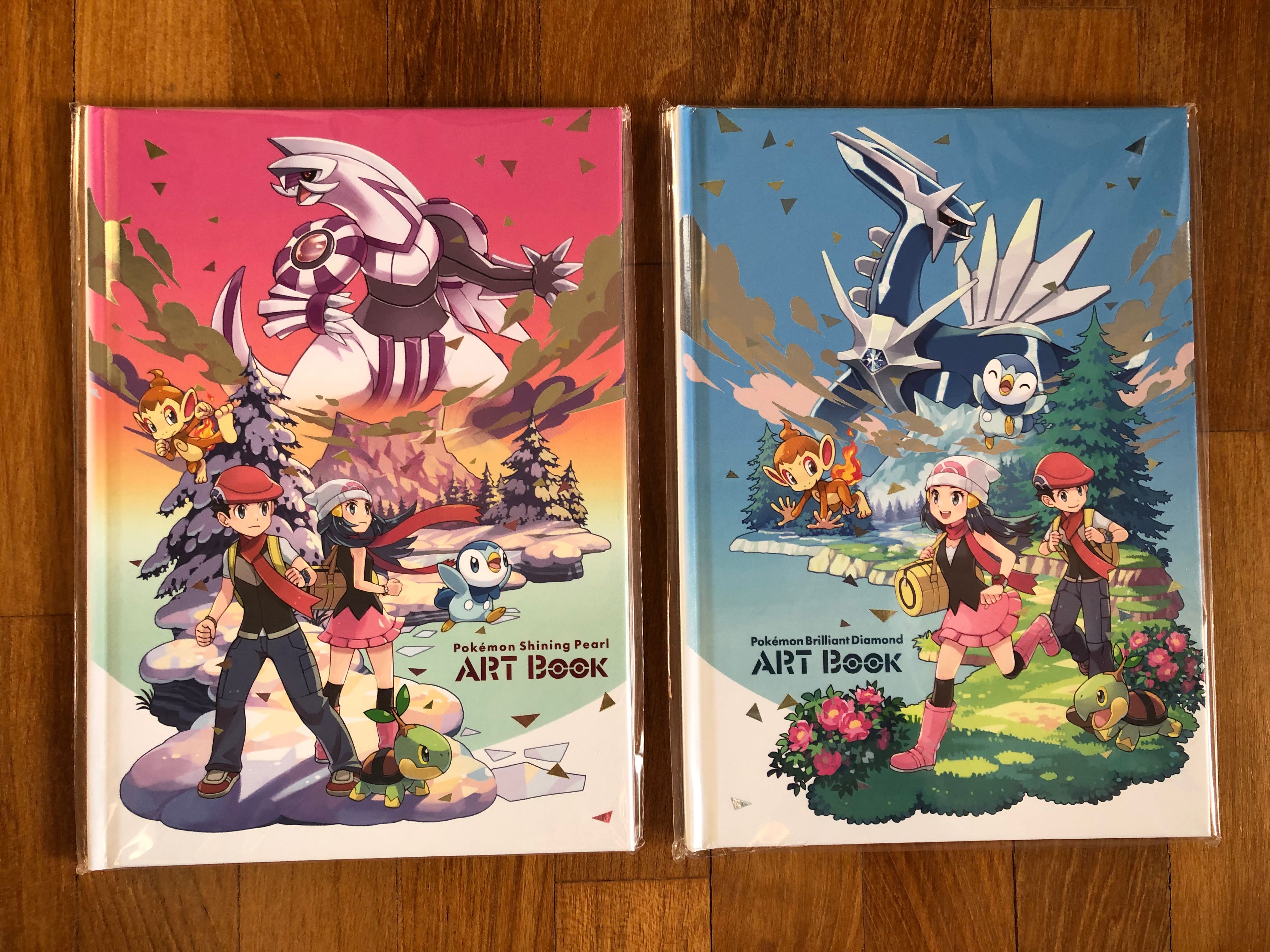 Pokemon Brilliant Diamond and Shining Pearl Art Book, Hobbies & Toys