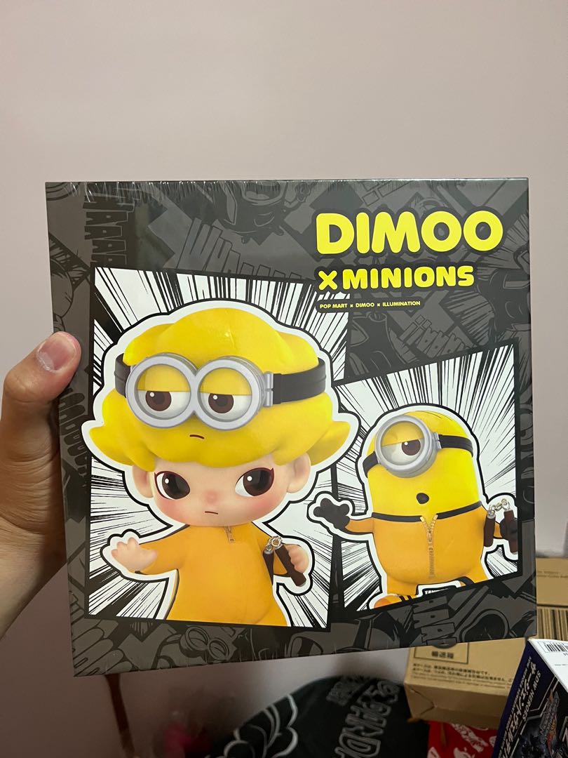 Popmart Dimoo x Minions 小黃人 全新, 興趣及遊戲, 玩具 & 遊戲類 - Carousell