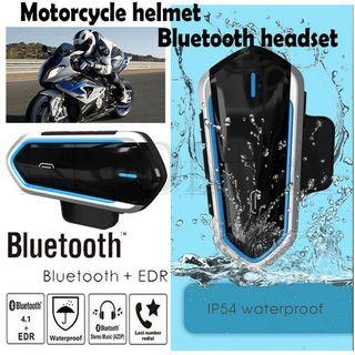 Portable BT Helmet Motorcycle Bluetooth earphone Helmet Intercom 4.1