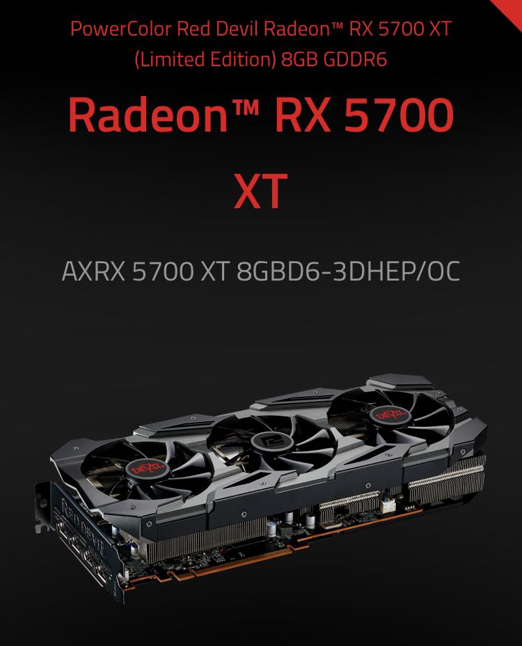 Red on sale devil rx5700xt