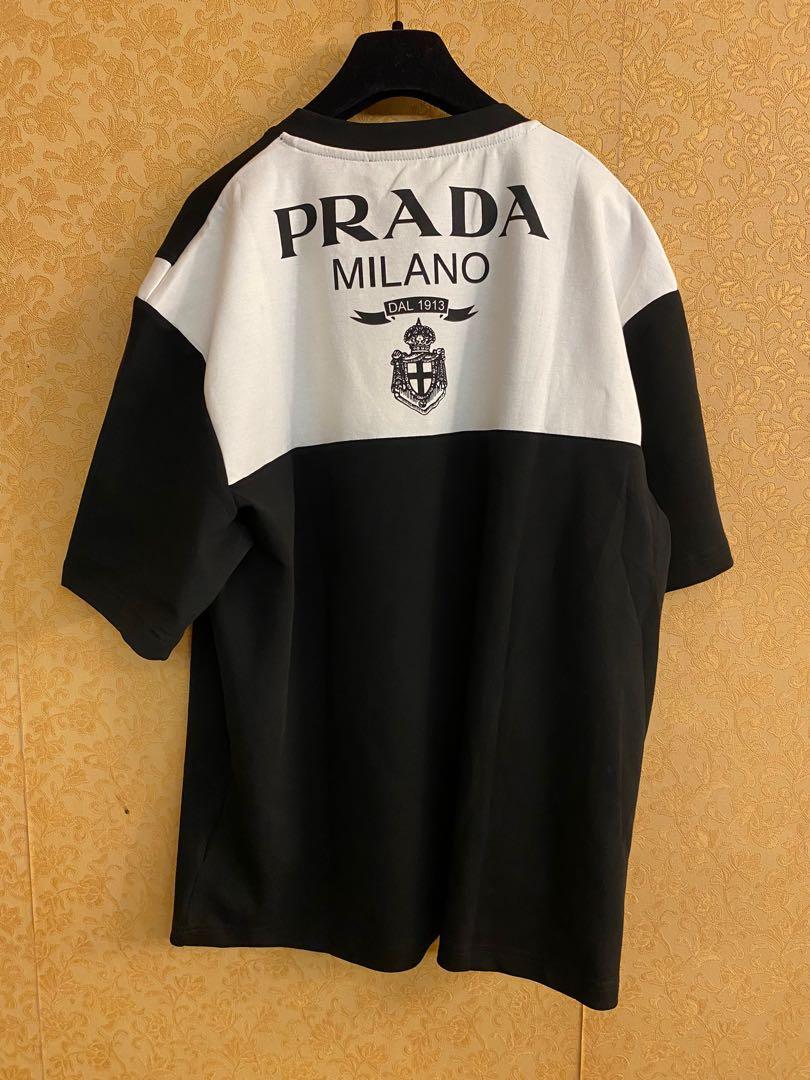 PRADA SPORT zip ribbon tshirt リボン PRADA SPORT zip ribbon tshirt リボン