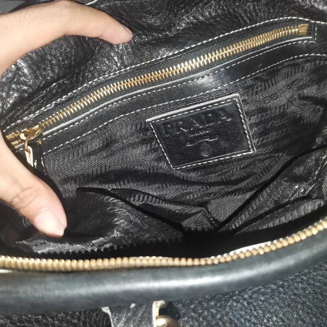 Prada white shop number tag