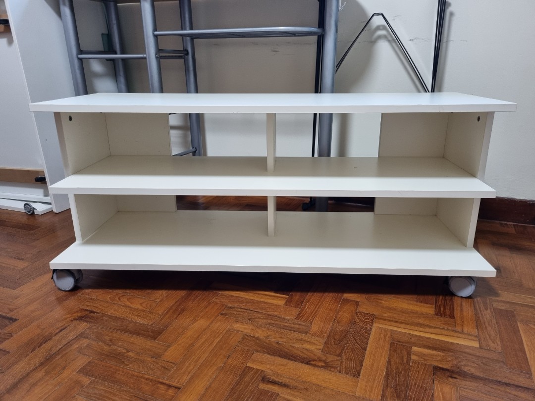 Pre loved TV console on rollers, Furniture & Home Living, Furniture, TV
