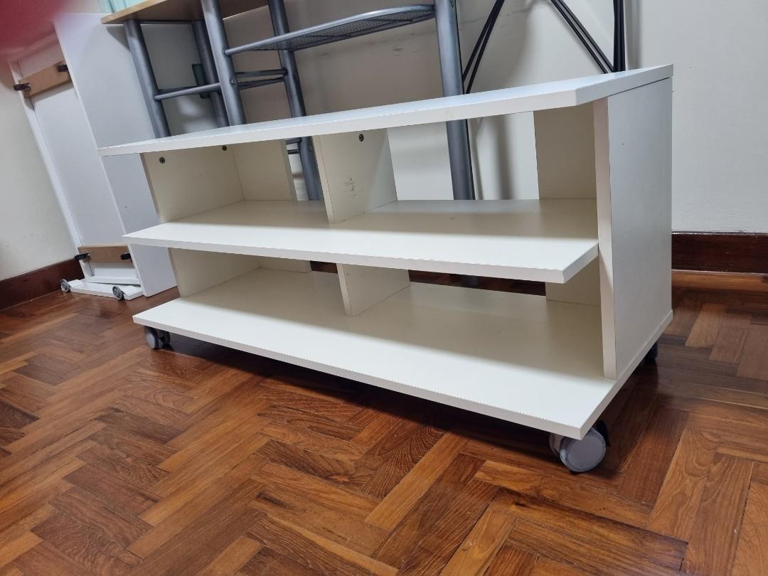 Pre loved TV console on rollers, Furniture & Home Living, Furniture, TV