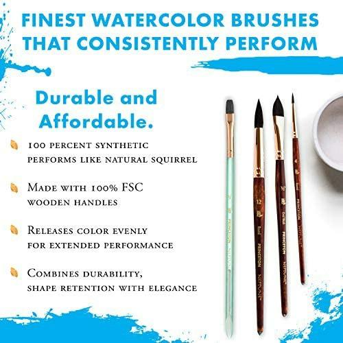 Princeton Neptune Professional 4Piece Watercolour Brush Set, Hobbies